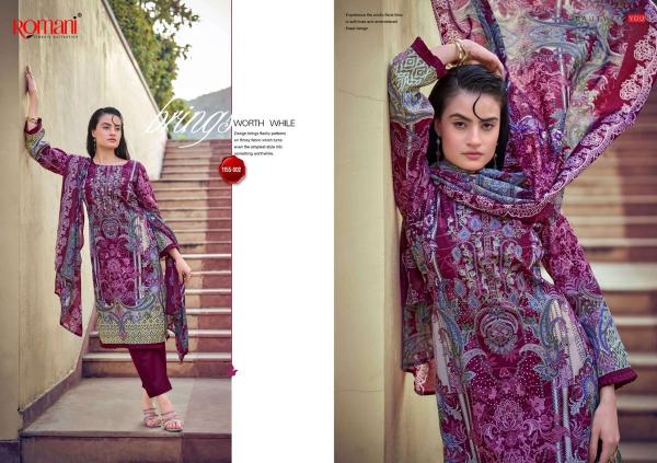 Romani needle wonder vol-14 wholesale dress material catalog